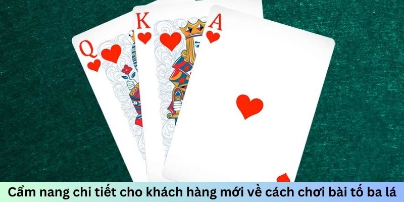 Cẩm nang chi tiết cho khách hàng mới về cách chơi bài tố ba lá